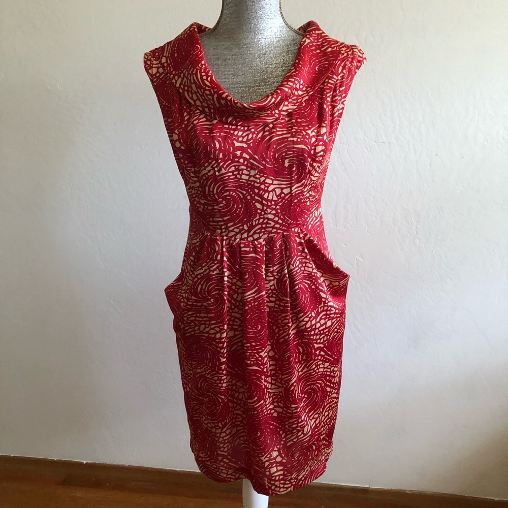 Collective Concept Cowl Neck Mini Dress